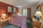 Master Bedroom with Vanity at Deer Park Condo near Loon Mountain